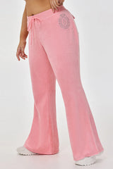 Plus-Size Crown Heritage Cotton Velour Track Pants