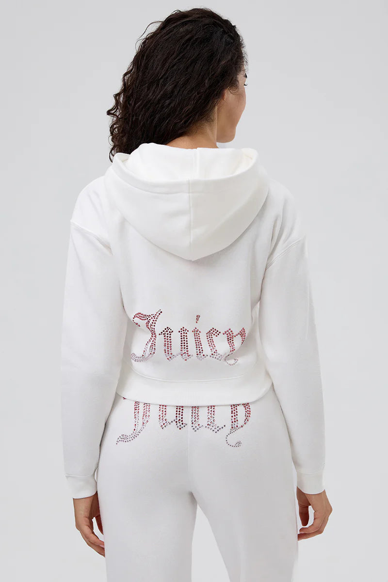30th Birthday Ombre Fleece Cropped Hoodie
