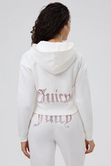 30th Birthday Ombre Fleece Cropped Hoodie