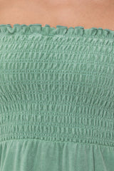 Towel Terry Smocked Dress