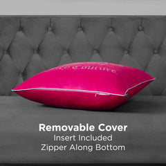 Gothic Rhinestone Crown Pillow