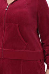 Plus-Size Heritage Cotton Velour Hoodie