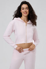 30th Birthday Ombre Fleece Cropped Hoodie