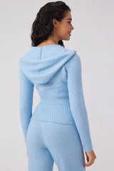 Angel Couture Knitwear Patch Hoodie