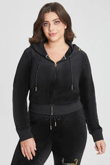Plus-Size 30th Birthday Ombre Bling Hoodie