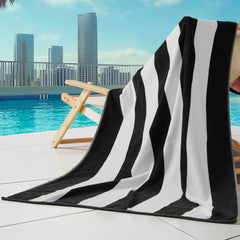 Reversible Cabana Cotton Beach Towel