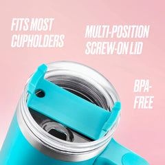 Glam Logo Stainless Steel Water Bottle