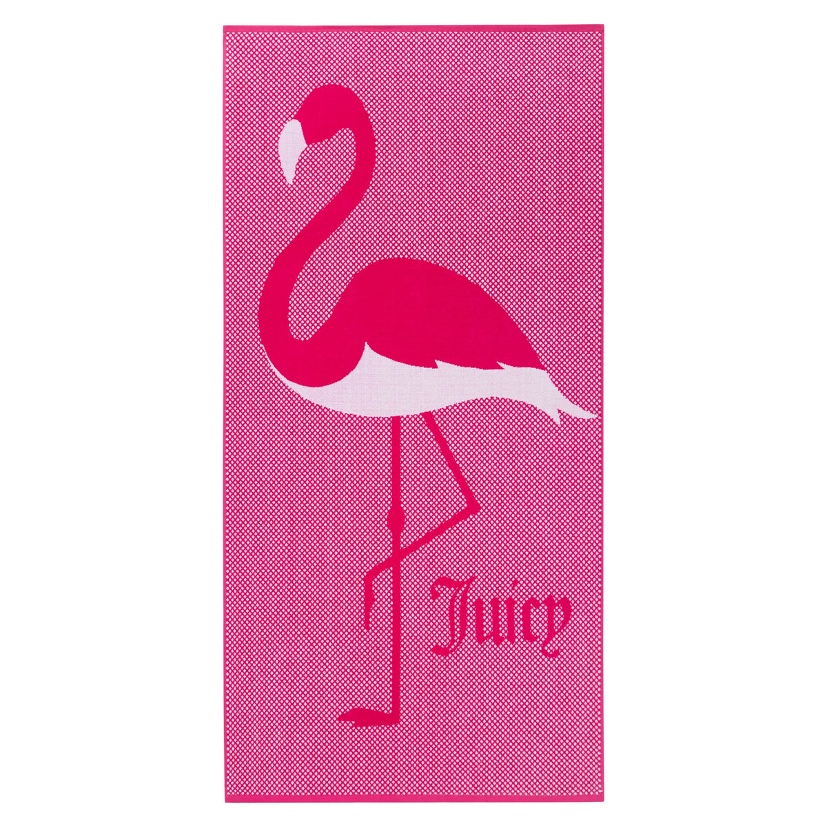 Pink Flamingo Cotton Beach Towel