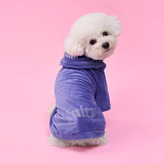 Bling Velour Pet Hoodie
