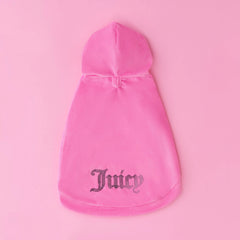 Bling Velour Pet Hoodie