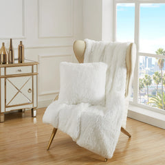 Shaggy Faux Fur Plush Blanket