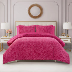 Cheetah Feathered Comforter Set