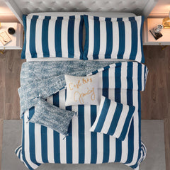 Cabana Striped Reversible Comforter Set