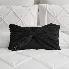 Velvet Bow Decorative Pillow