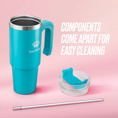 Glam Logo Stainless Steel Water Bottle