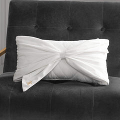 Velvet Bow Decorative Pillow