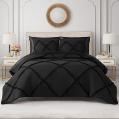 Diamond Ruffle Comforter Set