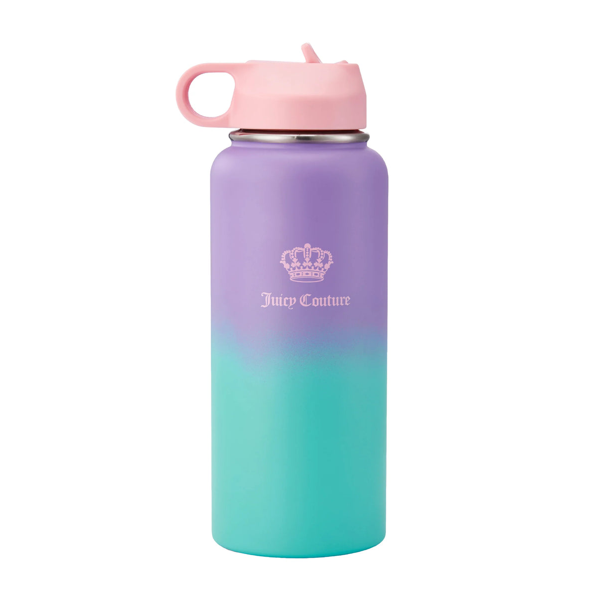 Go Girl Stainless Steel Water Bottle with Pop-up Straw