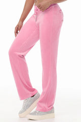 Ombre Big Bling Velour Track Pants