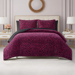 Cheetah Feathered Comforter Set