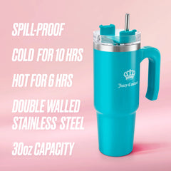 Glam Logo Stainless Steel Water Bottle