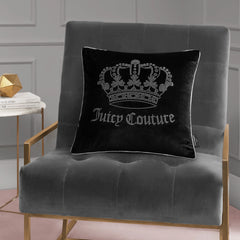 Gothic Rhinestone Crown Pillow