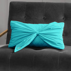 Velvet Bow Decorative Pillow