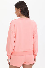 French Terry Embroidered Crewneck