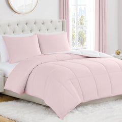 Box Stitch Reversible Comforter Set