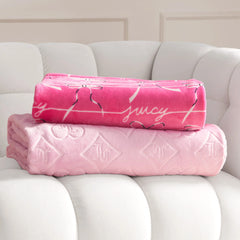 Plush 2-Piece Throw Blanket Set