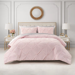 Kiss Pleat Micromink Comforter Set