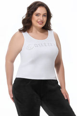 Plus-Size Big Bling Couture Tank Top