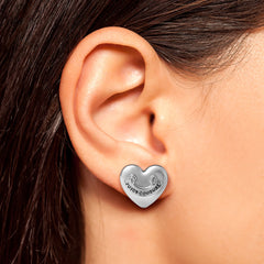 Heart Stud Earrings