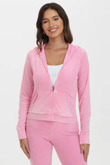 Big Bling Towel Terry Zip Hoodie