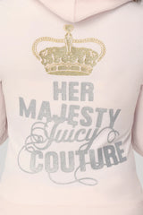 Her Majesty Heritage Cotton Velour Hoodie