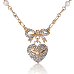 Pearl Heart Pendant Necklace