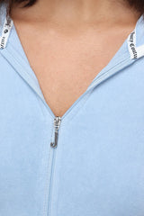 Sweetheart Cotton Velour Hoodie