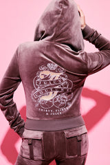 Thirty Flirty and Juicy Velour Hoodie