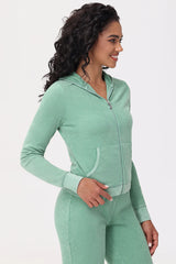 Big Bling Towel Terry Zip Hoodie