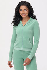 Big Bling Towel Terry Zip Hoodie