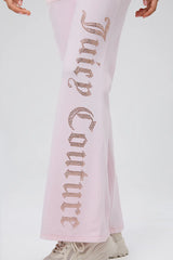 30th Birthday Big Bling Snap Pocket Velour Pants