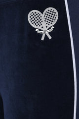 Tennis Cotton Velour Track Pants