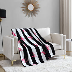 Cabana Striped Plush Blanket
