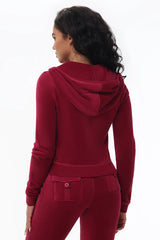 Heritage Cotton Velour Hoodie