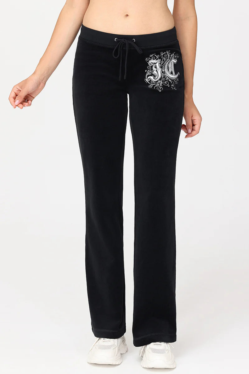 Monogram Heritage Cotton Velour Track Pants