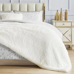 Shaggy Faux Fur Plush Blanket