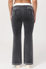 Sweetheart Cotton Velour Track Pants