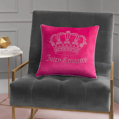 Gothic Rhinestone Crown Pillow