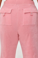 Plus-Size Crown Heritage Cotton Velour Track Pants