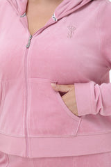 Plus-Size Heritage Cotton Velour Hoodie